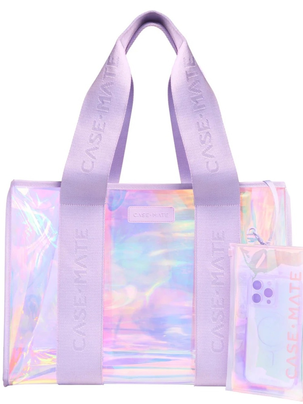 Case-Mate “Soup Bubble” Beach Bag Tote with Matching Pouch